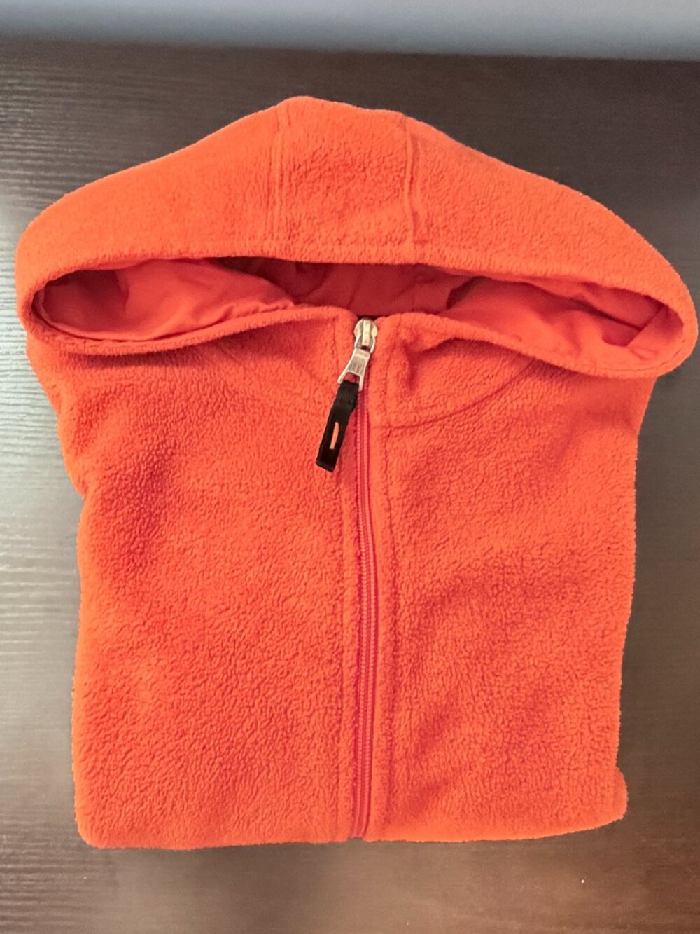 Banana Republic Women's Jacket Hoodie Fleece Zipper Sweater Burnt Orange Size S